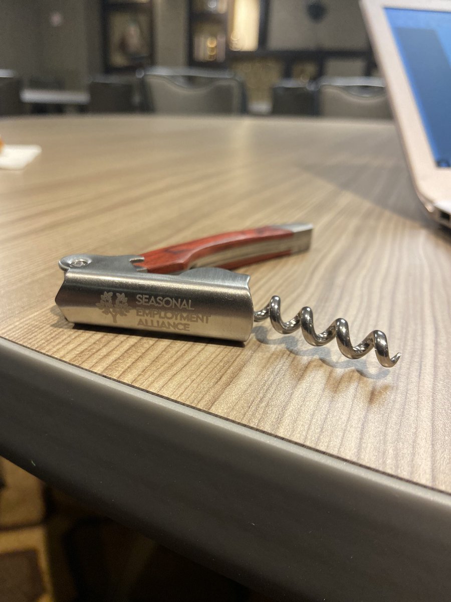 Handing out cork screws at today’s #H2B fly-in to represent how America’s small, seasonal employers have been “screwed” and that we need Congress to “unscrew” the problem by including an RWE in the FY23 DHS Appropriations bill