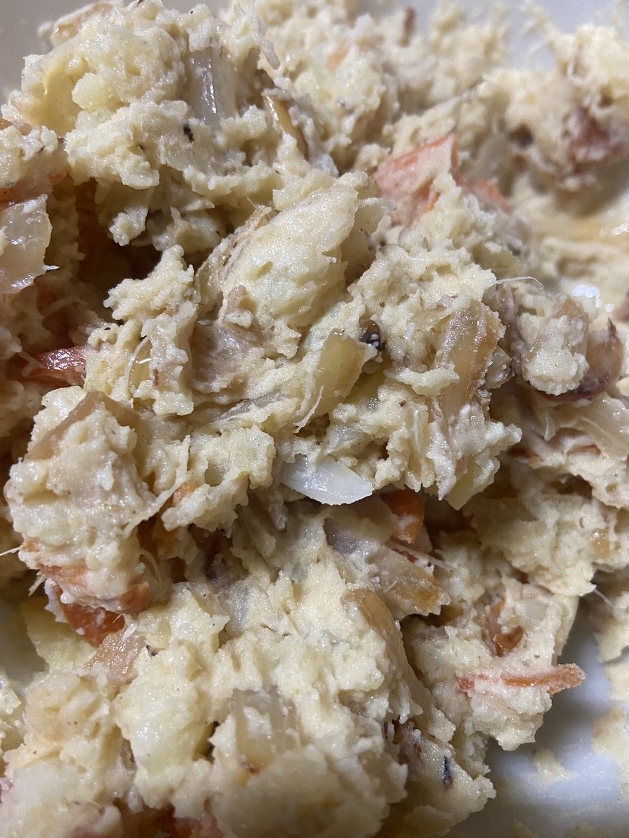 ポテトサラダ作ったはずなのに違うものが出来上がった気がする...