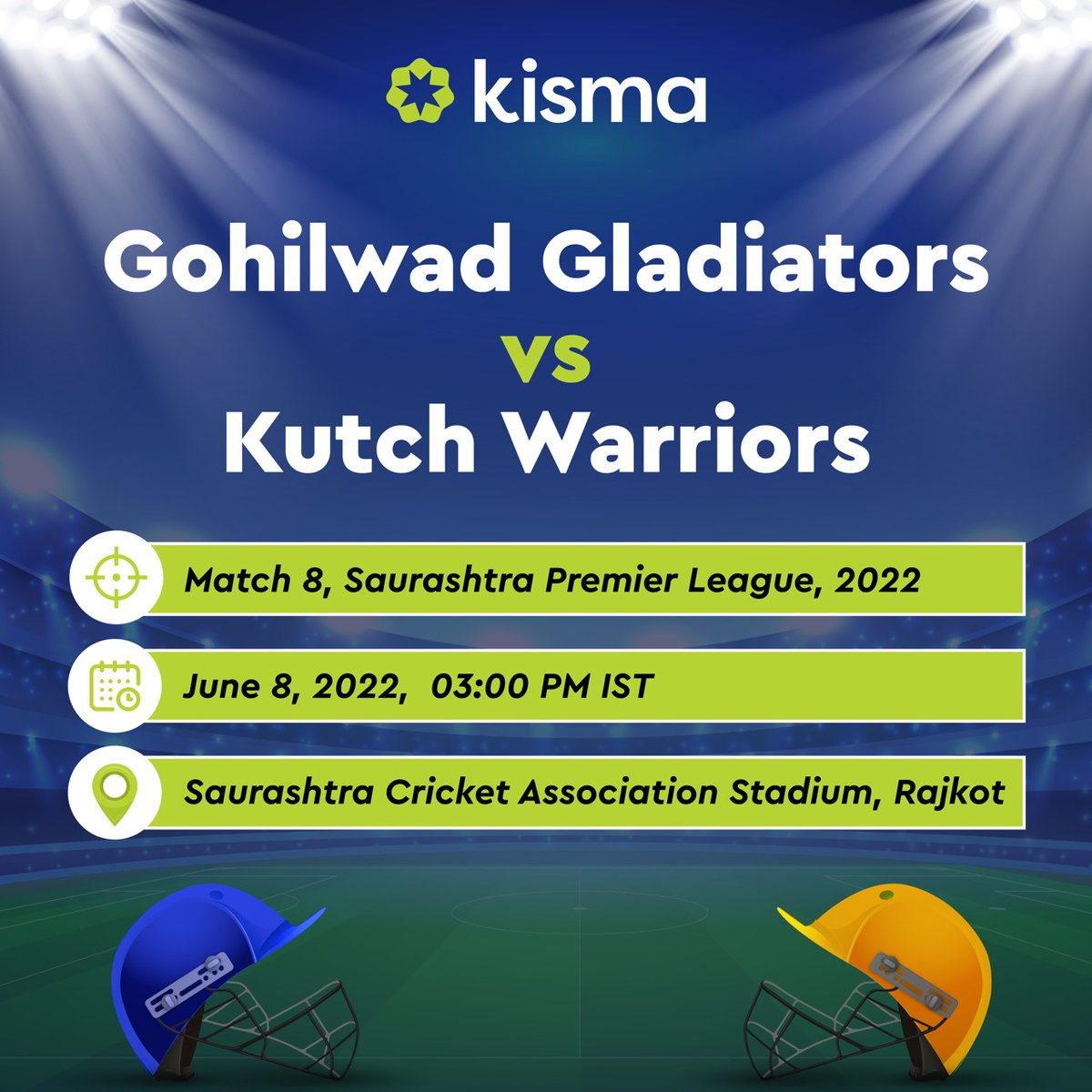 KismaWorldwide's tweet photo. Did you witness this exciting match today?

#saurashtrapremierleague #spl #cricket #cricketlovers #cricketfans #cricketfever #rajkot https://t.co/36QZjjlKea