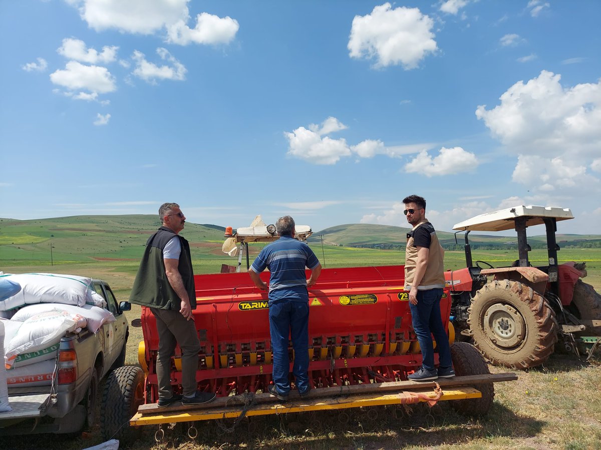 Bayburt_Tarim's tweet photo. İl Müdürlüğümüz tarafından Mera Islah ve Amenajman Projeleri kapsamında Mutlu köyünde mera parsellerinde korunga tohumu ekimi ve gübreleme gerçekleştirilmiştir.
#Mera #Islah #Korunga https://t.co/3gqIzOpOds
