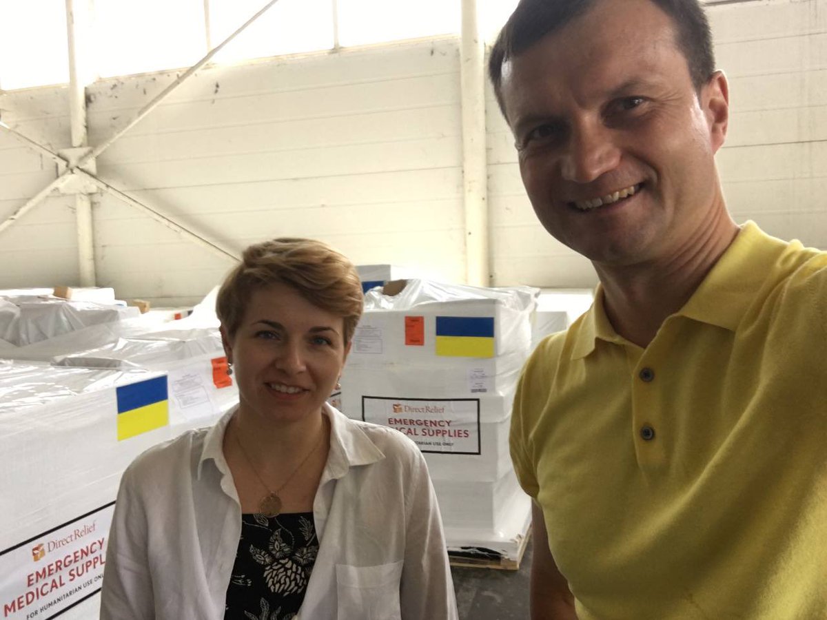 helpukrainero's tweet photo. June 3rd marked the first delivery of 60 pallets of medicine from @DirectRelief, June 6th we’ve received another truck with 20 pallets of medicine. Our partnership continues 🥰 
#StrongerTogether #Ukraine #helpuaro #helpukraineromania #directrelief https://t.co/fa9ni1zFm8