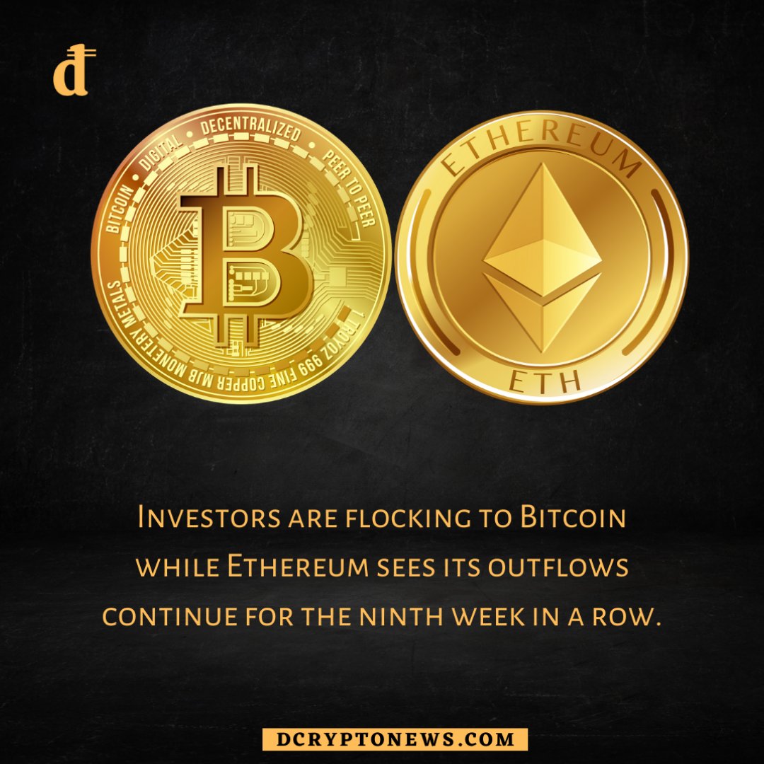 While Bitcoin received $126 million in inflows this week,Ethereum had another week of outflows. According to the latest CoinShares report, digital asset investment products witnessed $100 million in inflows during the week of May 30 as investors poured money into Bitcoin.
#Crypto