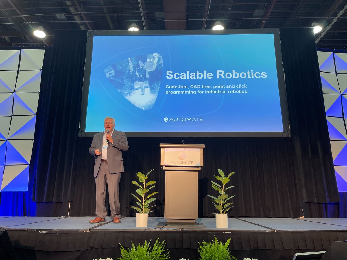 MassRobotics's tweet image. Happy to see our resident startups, @InOrbitAI and #ScalableRobotics @AutomateShow 
#Robotics #Startup #Automate2022