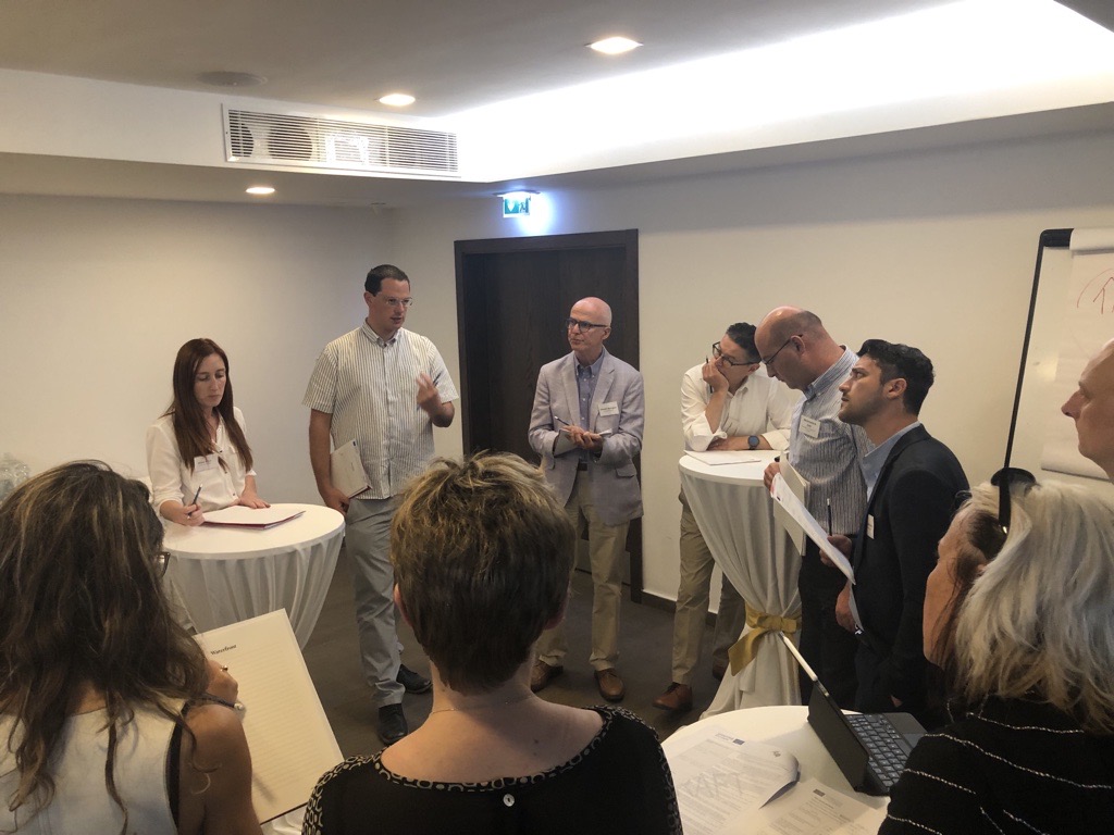 ZeroCo2-Project (@zeroco2_project) on Twitter photo After an introduction to the #SWOT analysis – the first step used to identify Good Practices – and to the peer review by moderator <a href="/EIfI_Umbrella/">EIfI Umbrella</a>, partners break off into groups for the Peer Review of Good Practices Workshop at today's Interregional Exchange Event in #Malta. After an introduction to the #SWOT analysis – the first step used to identify Good Practices – and to the peer review by moderator <a href="/EIfI_Umbrella/">EIfI Umbrella</a>, partners break off into groups for the Peer Review of Good Practices Workshop at today's Interregional Exchange Event in #Malta.