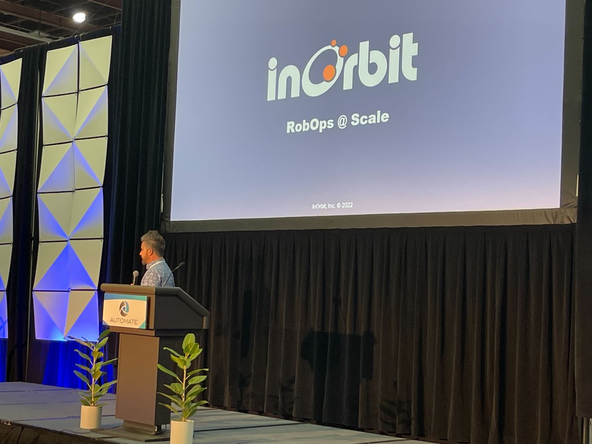 MassRobotics's tweet image. Happy to see our resident startups, @InOrbitAI and #ScalableRobotics @AutomateShow 
#Robotics #Startup #Automate2022