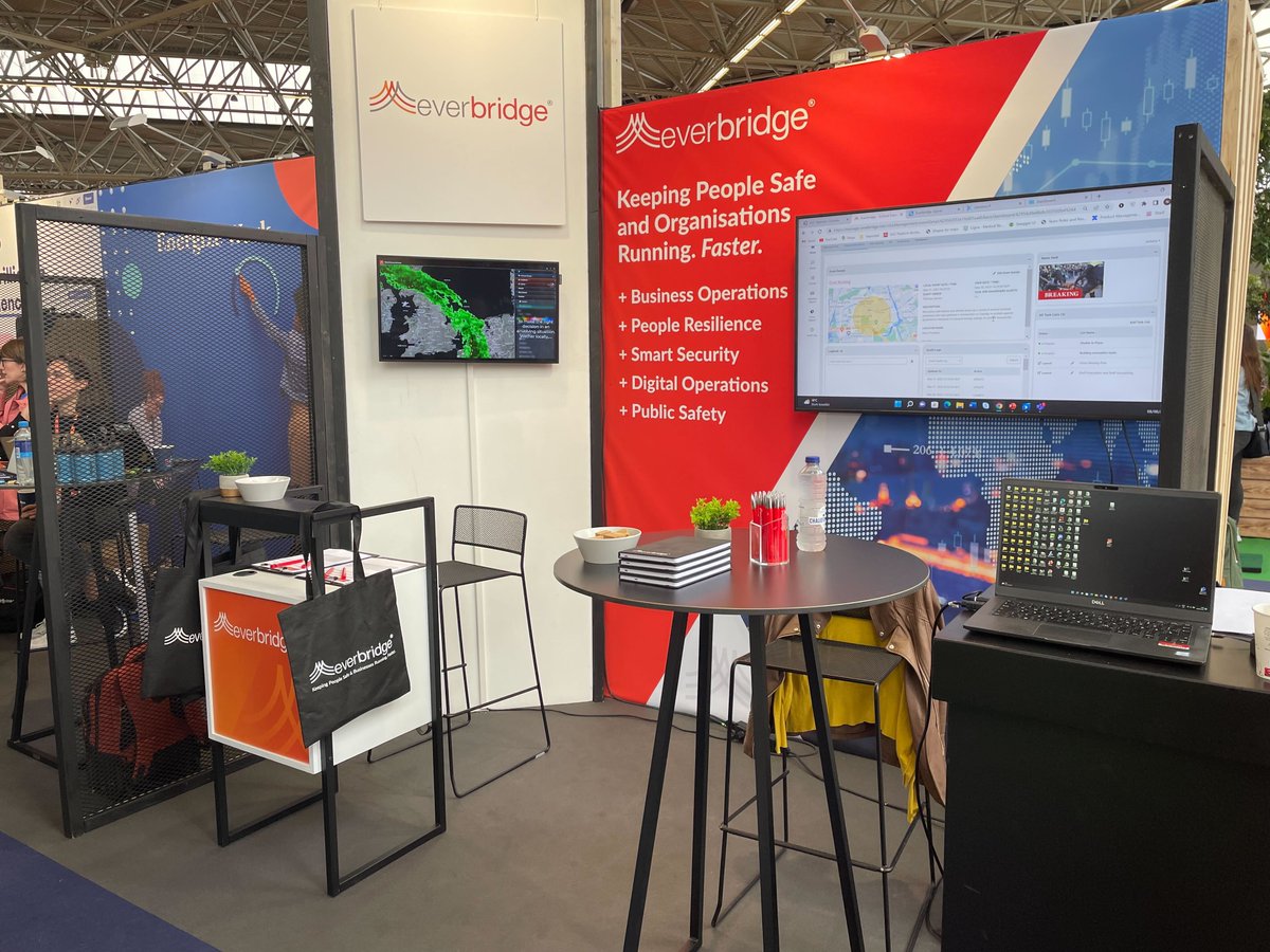 Everbridge's tweet photo. Welcome to European Women in Tech 2022. Our team is ready to show you how we help all kinds of organizations build resilience. Visit us at booth I4 in the Infotech area. #EWiT #WomenLeaders #WomenInTech https://t.co/TAYRmR5F1j