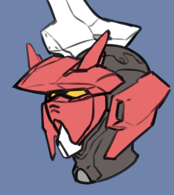 落書きガンダムヘッド #ガンダム 