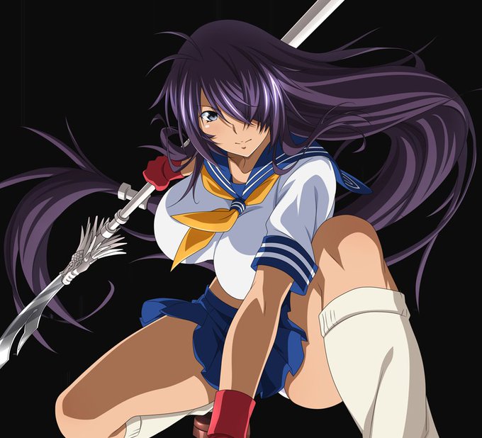 関羽雲長(一騎当千)片目隠れロングヘア巨乳セーラー服ルーズソックス…僕の性癖を作り上げたキャラですねホンマに片目隠れキャラ見たら好きになるぐらいに性癖を作り上げてくれました 