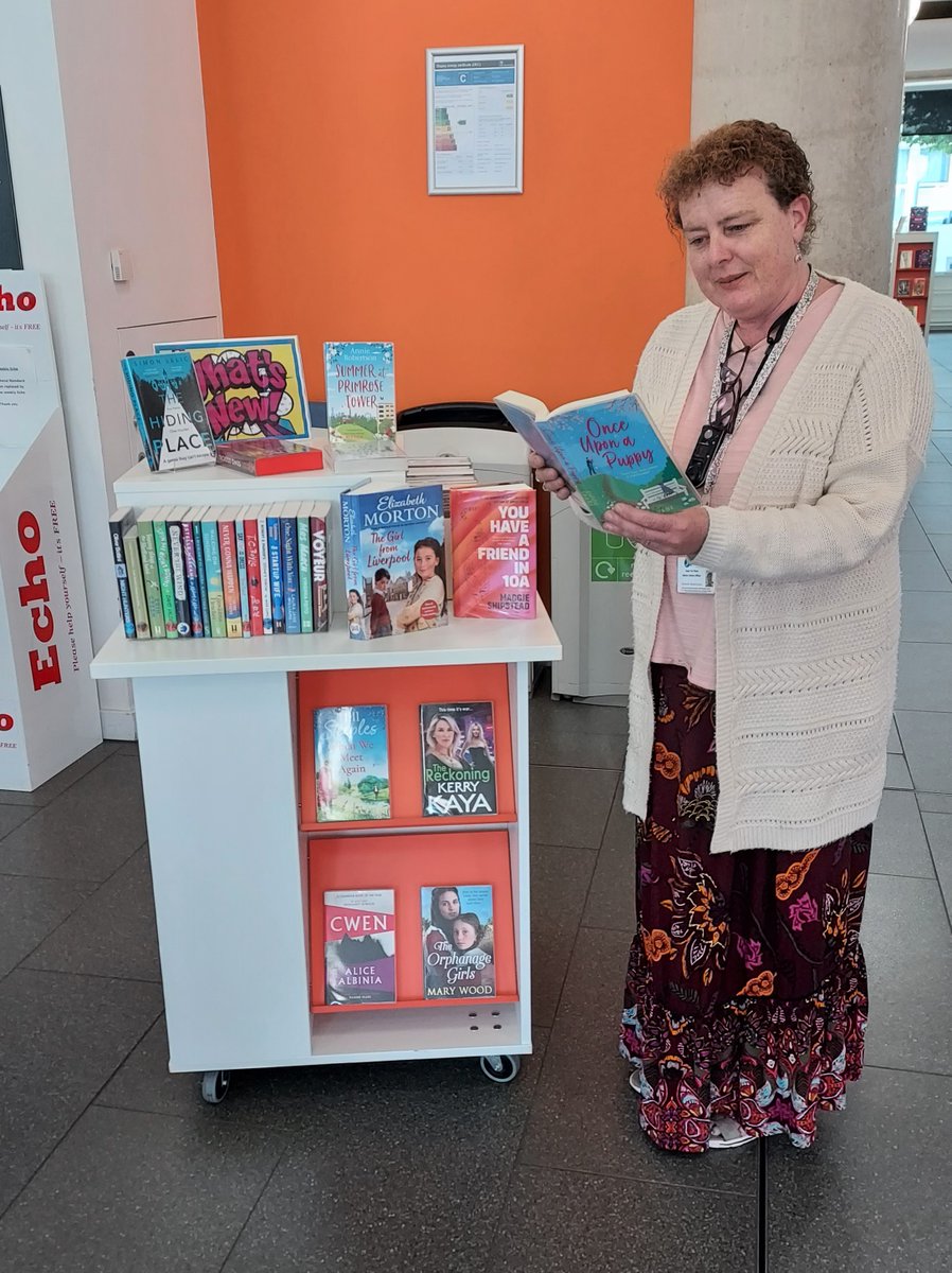 New stock is being delivered to our libraries all the time - drop by to find a title that takes your fancy! The Forum's selection includes #YA, #Crime & #ModernFiction; but it's #Romance for Jo, who couldn't resist a peek at the delightful 'Once Upon a Puppy' by Lizzie Shane.