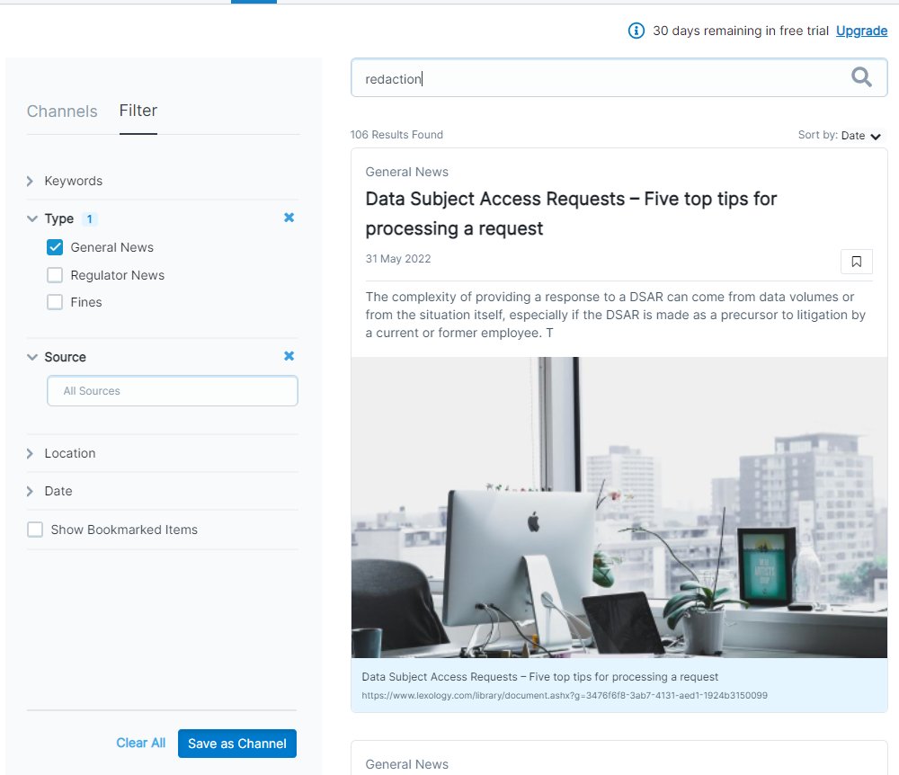 Dotnetster's tweet image. Launched a new feature in PrivacyEngine today called Pulse.  Makes it easy to keep on top of all of the latest Data Privacy and Cybersecurity news. #privacypulse