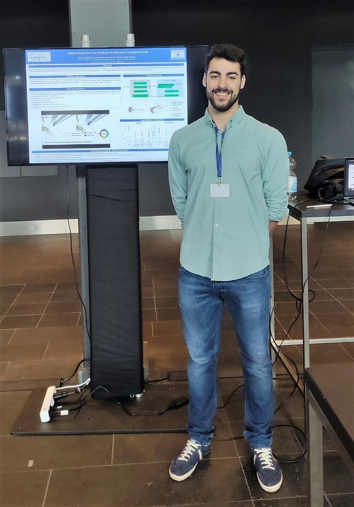 ProgramaAUTOPIA's tweet photo. Today, our Phd Candidate Víctor Jiménez has presented the poster "Object-Based Velocity Feedback for Dynamic Occupancy Grids" at  @IEEE #IV2022   

This work has been supported by @NewControl_eu and @SEGVAUTO

#automateddriving #LiDAR #IV22 #JoinIV22  @CARobotica_ https://t.co/p2wXorw9Ca