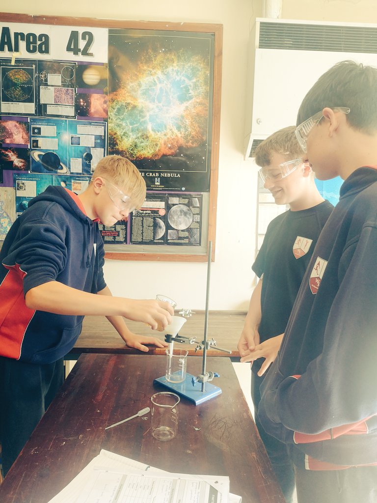 9x1 learning about how we treat wastewater via a practical! <a href="/WyedeanScience/">Wyedean Science</a>