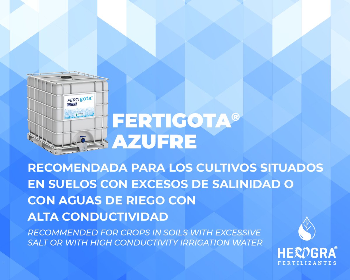 HerograGroup's tweet photo. 🌱 Nuestra gama de fertilizantes líquidos #Fertigota utiliza el potasio de formas diferentes, dependiendo de las necesidades de tu cultivo. 

🍃 Aunque todos coinciden en que están compuestos al 100% por nutrientes para plantas. https://t.co/igNPLS5KOW
