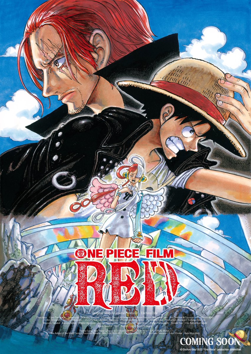 ToeiAnimationEU's tweet photo. It’s time for a new era !?

Discover more of ONE PIECE FILM RED through its new poster and also trailer!

https://t.co/Z24eM1v5wn

Coming soon in European countries as well!

#OP_FILMRED #ONEPIECE https://t.co/zmwBhBozXm