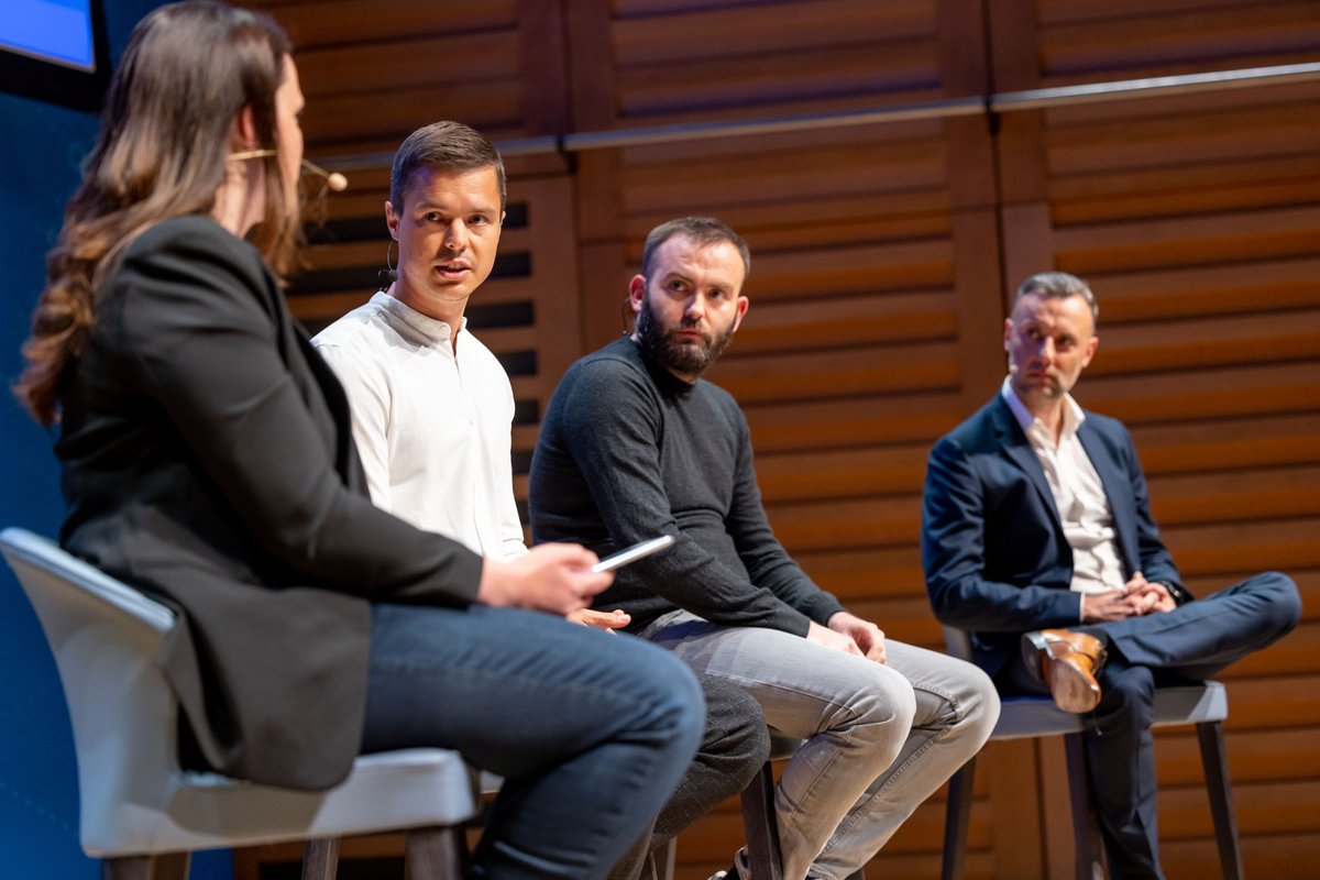 Box_Europe's tweet photo. Our guests loved the CIO panel led by Laura Conrardy! 
CIOs from Med-El, Travers Smith and Polpharma Biologics shared their key business priorities and talked about how Content Cloud helps them overcome the collaboration and security challenges.

#boxcioworks2022 #box #box_emea https://t.co/SW40gzisVO