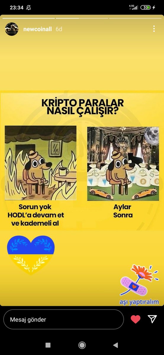 Ağlayıp sızlamak yerine bilinçli yatırım yapmak hem zihin sağlığınızı korur hemde sabırlı olmanızı sağlar doğru bir yatırım bulmak ilk hedefiniz olsun benim hedefim #BONE  @Coindin_ci