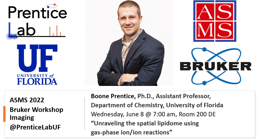 Prentice Lab UF (@prenticelabuf) on Twitter photo ASMS DAY 3: start off with in the Bruker Workshop Imaging to see Dr. <a href="/BoonePrentice/">Boone Prentice</a>! Then we have <a href="/mass_specks/">Jonathan Specker</a>'s talk this morning, Troy's poster, and finish off with <a href="/juliaR_bonney/">Julia Bonney</a>'s talk this afternoon. All Prentice Lab, all day! #ASMS2022 <a href="/asmsnews/">Am Soc for Mass Spec</a> <a href="/BrukerMassSpec/">BrukerMassSpec</a> #ImagingMS ASMS DAY 3: start off with in the Bruker Workshop Imaging to see Dr. <a href="/BoonePrentice/">Boone Prentice</a>! Then we have <a href="/mass_specks/">Jonathan Specker</a>'s talk this morning, Troy's poster, and finish off with <a href="/juliaR_bonney/">Julia Bonney</a>'s talk this afternoon. All Prentice Lab, all day! #ASMS2022 <a href="/asmsnews/">Am Soc for Mass Spec</a> <a href="/BrukerMassSpec/">BrukerMassSpec</a> #ImagingMS