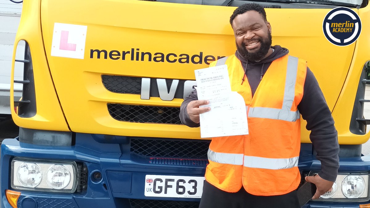 Merlin_Academy's tweet photo. FIRST TIME PASS... Congratulations Jonathan a CAT C Pass on his first attempt!
Jonathan is a Skills Bootcamp trainee, one of 11,000 drivers being trained to join the sector. Well done Jonathan.

01536 533696
training@merlinacademy.co.uk
https://t.co/DNIEKflC7K
#skillsbootcamp https://t.co/KaCzzuUfvZ