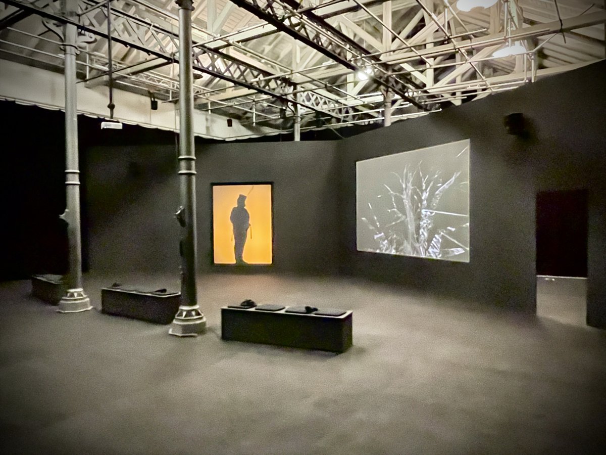I spent last week in Copenhagen at <a href="/FotografiskC/">Fotografisk Center</a>, helping install Char Davies' pioneering #VR #artworks Osmose (1995) and Ephémère (1998). The gallery and <a href="/dgibyen/">dgibyen</a> build crew did a beautiful job transforming this large space!