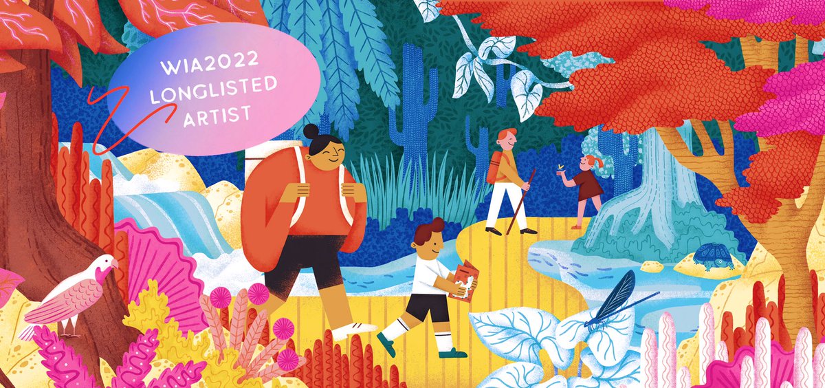 I was delighted to hear that my patterned panoramic of <a href="/NPKrka/">Krka National Park</a> has been longlisted for the esteemed World Illustration Awards in the exploration category. I am so thrilled to be included amongst many other extremely talented creatives. 

Thank you <a href="/theaoi/">The AOI</a> <a href="/DirIllustration/">Directory of Illustration</a>