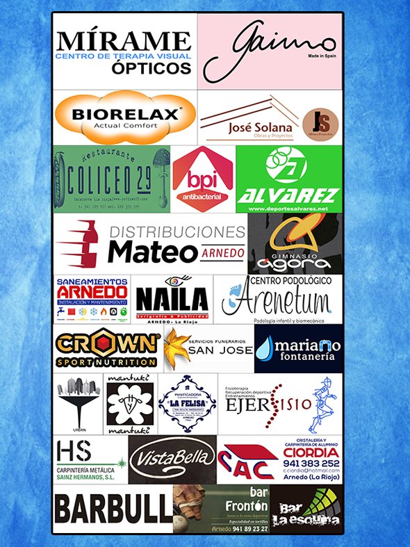 Con la temporada ya terminada toca agradecer. En primer lugar queremos agradecer a NUESTROS PATROCINADORES, por su apoyo un año más, a pesar de las dificultades que han pasado estos últimos años, han seguido ahí, al pie delcañón,AYUDANDONOS. Así que a todos 1 MILLÓN DE GRACIAS.