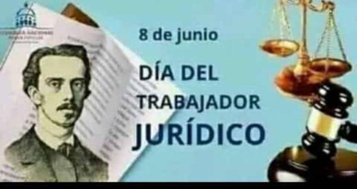 Muchas FELICIDADES a los trabajadores jurídicos de mi #Cuba bella. Ustedes que ejercen un papel importante en el ejercicio de la justicia social y la legalidad, para mantener normas y relaciones que rigen la sociedad.
#MiUniversidadEsMiPaís 
#CubaVive 
#VamosConTodo