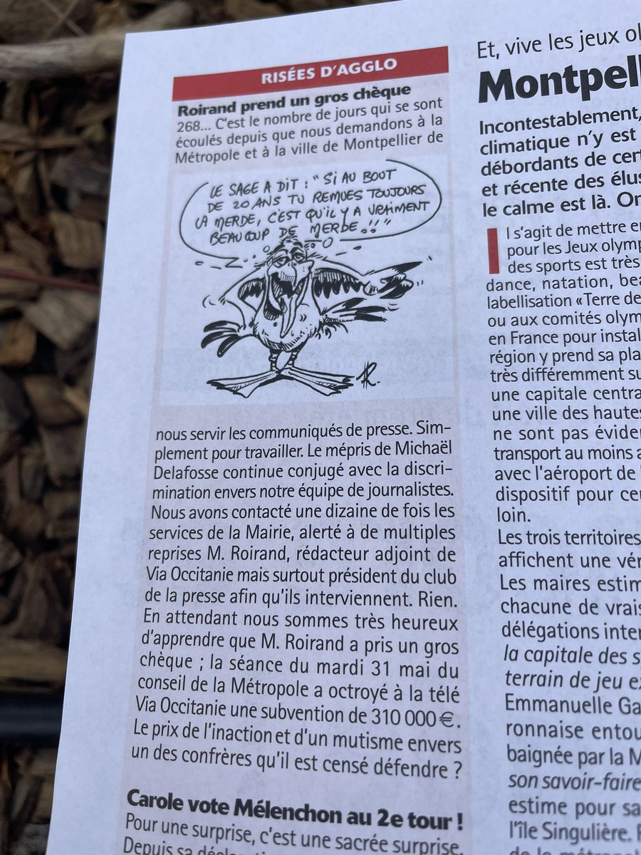 Jean Brun (@jeanbruntv) on Twitter photo Pas sûr que l’<a href="/lagglorieuse/">L'Agglorieuse</a> sorte grandit par cet appel de « une » indigne contre <a href="/clubdelapresse/">Club de la presse Occitanie</a> et <a href="/OlivierRoirand/">Olivier Roirand</a> , une vraie démarche de caniveau 🤮.
Défendre des valeurs, c’est d’abord en avoir et les respecter. Pas sûr que l’<a href="/lagglorieuse/">L'Agglorieuse</a> sorte grandit par cet appel de « une » indigne contre <a href="/clubdelapresse/">Club de la presse Occitanie</a> et <a href="/OlivierRoirand/">Olivier Roirand</a> , une vraie démarche de caniveau 🤮.
Défendre des valeurs, c’est d’abord en avoir et les respecter.