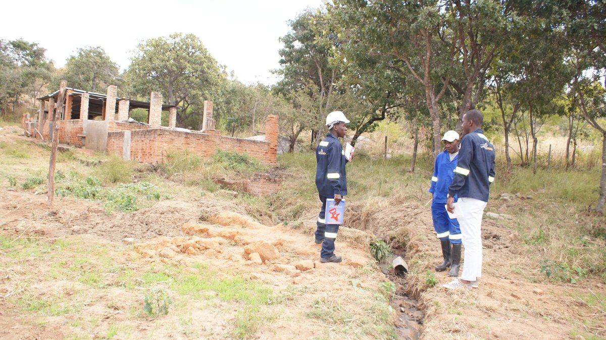 EnergyZim's tweet photo. site visiting is our first response to any potential customer inquiry. It gets us to understand the possibility of constructing a biodigester on the intended site, the amount of waste the client is hoping to use, and the amount of energy one hopes to use. https://t.co/vW3wAYhN2H