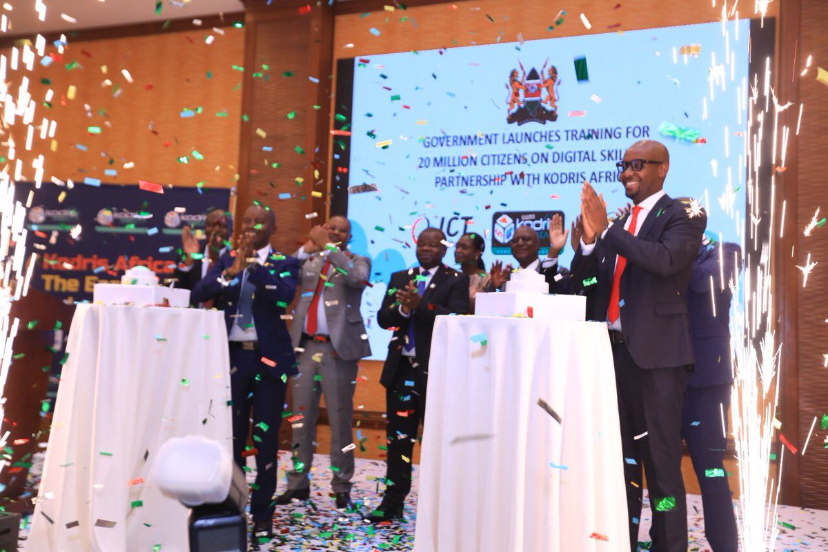 KodrisAfrica's tweet image. .@MoICTKenya CS @mucheru officially launching the training for 20 million citizens on digital skills through a partnership with Kodris Africa. #DemocratizingCoding #KodrisAfricaLaunch @mugumomunene
