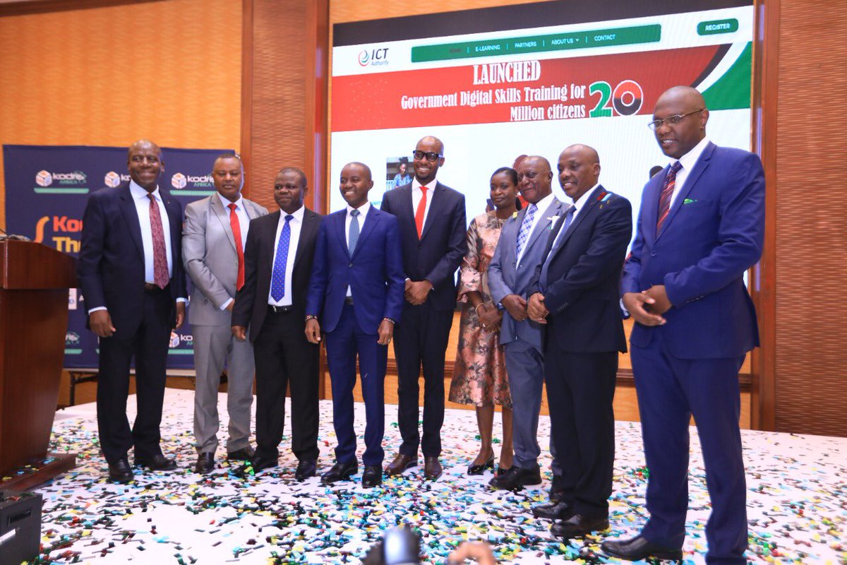 KodrisAfrica's tweet image. .@MoICTKenya CS @mucheru officially launching the training for 20 million citizens on digital skills through a partnership with Kodris Africa. #DemocratizingCoding #KodrisAfricaLaunch @mugumomunene