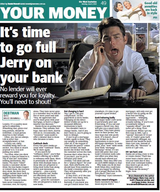 BruceBrammall's tweet photo. Banks behave badly when it comes to rewarding loyal customers. They don’t deserve loyalty. You deserve to be treated with respect. Here’s how to make the most of their current desperation to win and retain clients. https://t.co/p3JvSIFDkt #property #interestrates #mortgages https://t.co/SlOGP8zdKg