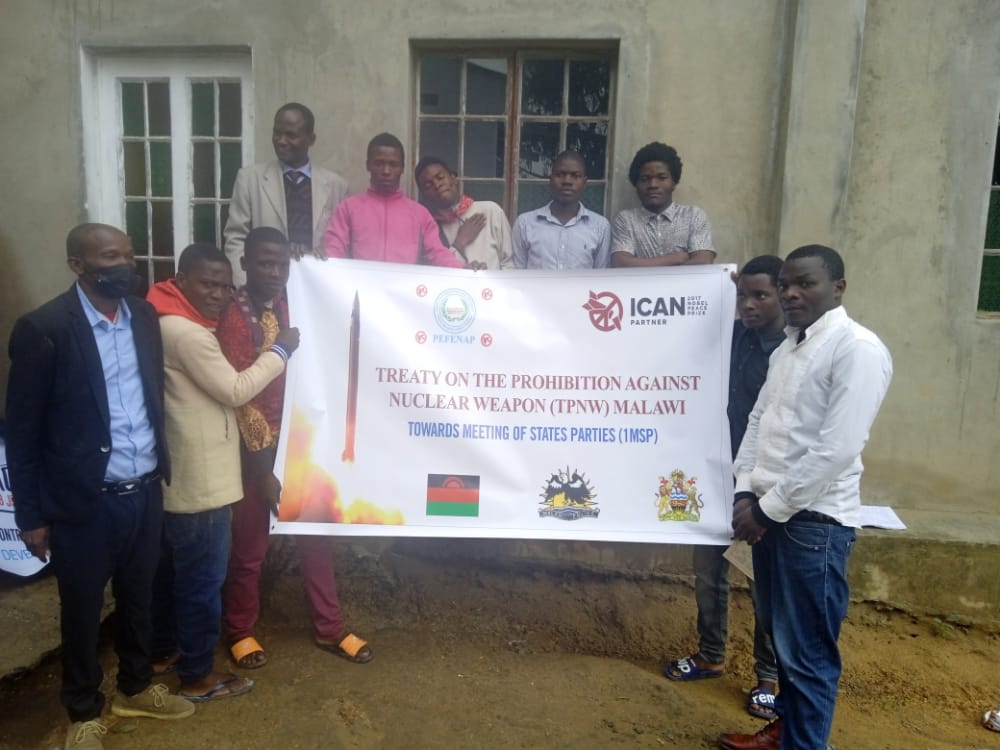 As part of marking the end of *#GlobalWeekofActionAgainstGunViolence, *#PEFENAP* on June 8 engaged youths at Arise Private School in Mbayani, Blantyre.

We believe making them understand the consequences of gun violence, will result into a peaceful and gun-free-generation to come