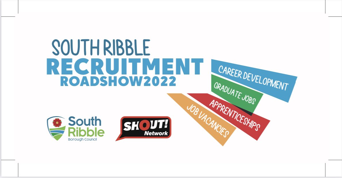 BusinessInSR's tweet photo. The South Ribble Recruitment Roadshow is the perfect opportunity for anyone looking for:

- Career Development ✅
- Graduate Jobs ✅
- Apprenticeship or Traineeship ✅
- Job Vacancies ✅

Register to attend on Wednesday 15th June by heading over to: https://t.co/ssQWFIIlSM https://t.co/eguePu8NXj