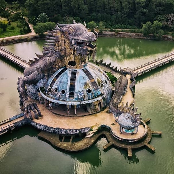 Abandoned waterpark in Vietnam.