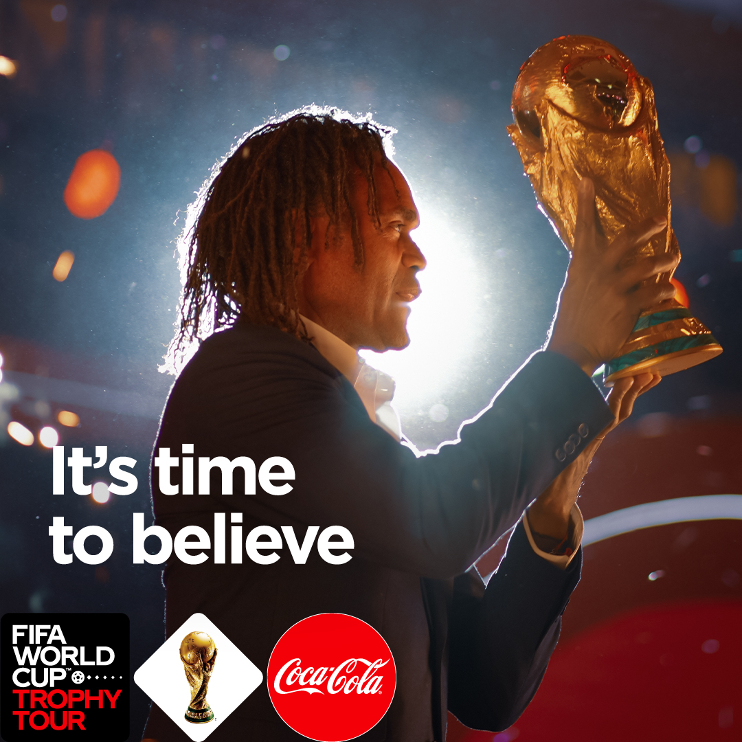 History was made! #BelievingIsMagic #RealMagic #CocaCola