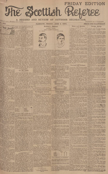 HibsOnThisDay's tweet photo. 📰Today in 1894, a letter published in the 𝘚𝘤𝘰𝘵𝘵𝘪𝘴𝘩 𝘙𝘦𝘧𝘦𝘳𝘦𝘦 makes claims of gerrymandering and calls for league reconstruction after Division Two champions Hibs failed to win promotion to Division One - with third-placed Clyde elected to the top flight instead. https://t.co/6RHME7Fn6j