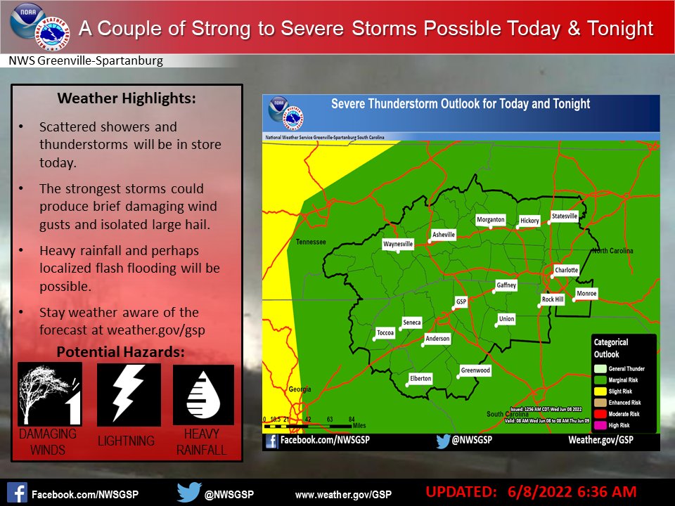NWS GSP tweet media