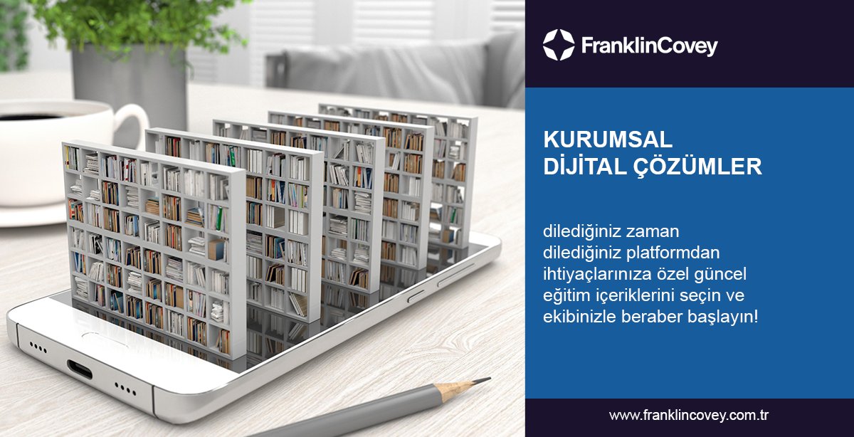 FranklinCoveyTR's tweet photo. FranklinCovey Türkiye ‘Kurumsal Dijital Çözümler’ kataloğumuz yayında!

Kurumsal Dijital Çözümler kataloğumuza https://t.co/vTGEdUWzzn linkinden ulaşabilirsiniz. 

#FranklinCoveyTürkiye #DijitalÇözümler #ondemandeğitim #asenkroneğitim https://t.co/nferGnEkqT