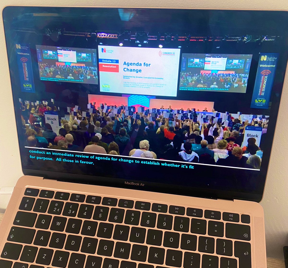 lohagan23's tweet photo. Great to be able to watch #RCNCongress22 online π©πΌβπ» some really inspirational speakers and interesting debates! @RCNNI_Students @theRCN #RCN22 https://t.co/ZMWTZfpNrT