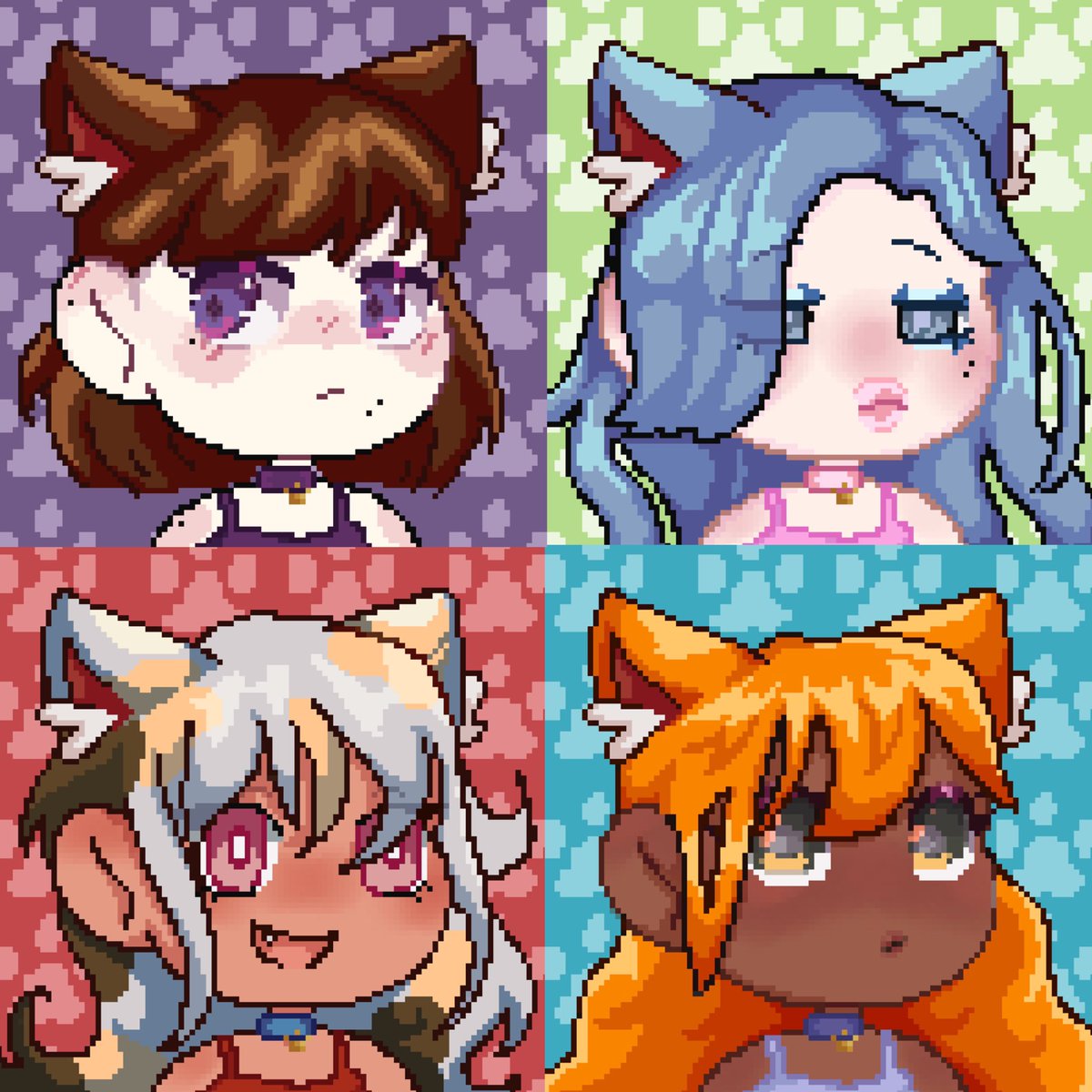 It’s Wednesday isn’t it~? You didn’t think i’d forget did ya HEHEHEH

elemental girls as cats this week!! Dropping at 8PM sharp~ > w<)/

please help kiwi spread the word 👉🏻👈🏻