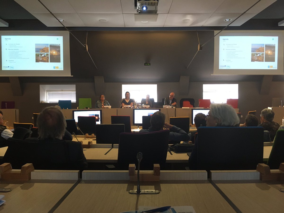 Poursuite de l’AG de <a href="/ToutVivre22/">Côtes d'Armor Destination</a> avec la restitution de l enquête sur l image des #cotesdarmor et ses destinations à travers le web social animé par Tci Reseach Emmanuel Meunier