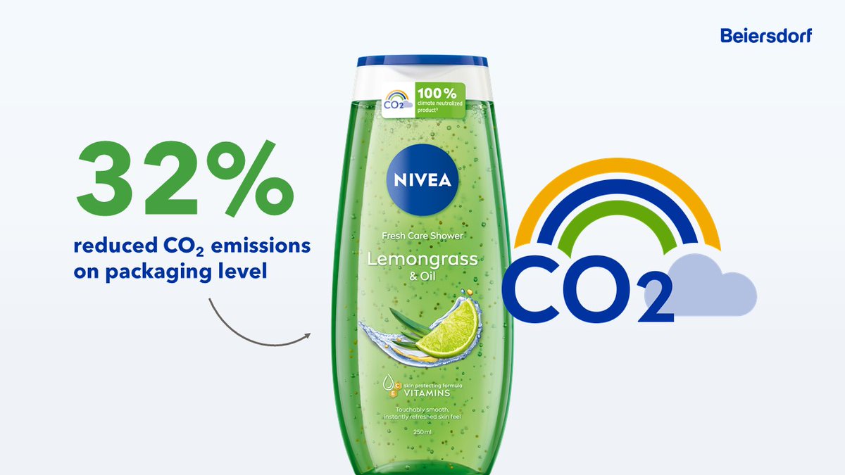 Our popular NIVEA Female and Universal Shower assortment is now more sustainable with significantly less packaging material for the bottles and the use of postconsumer recycled material. Read more here: beiersdorf.com/newsroom/press…