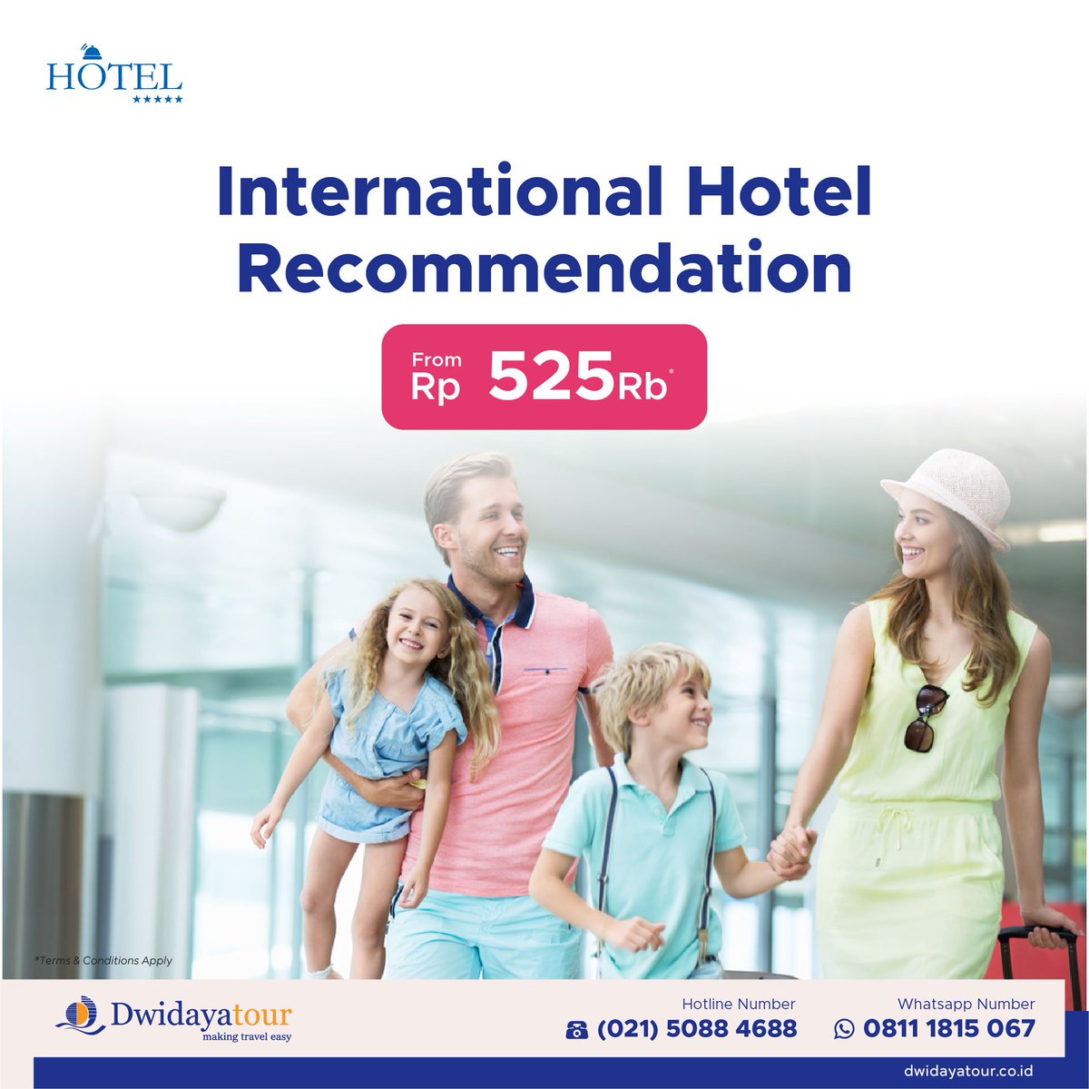 Dwidaya_tour's tweet photo. Staycation di Luar Negeri pasti hemat! 🥺

Punya rencana keluar negeri? Sebelum pergi, pesan hotelnya duluan dari Indonesia, tenang aja di Dwidayatour, harganya mulai dari 500ribuan. 

Yuk, pesan sekarang sebelum kamar penuh. https://t.co/1YxOE4eLMv