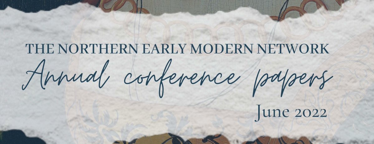 We are absolutely thrilled to be able to share with you the Northern Early Modern Network's Annual Conference Papers! This publication is a showcase of just some of the fantastic research from our conference which took place in January 2022. 

earlymodernnetwork.wordpress.com/2022/06/08/nem…