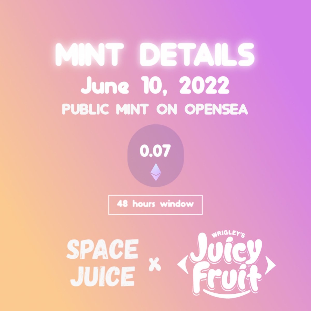 98SpaceJuice's tweet photo. party starts in 2 days

#NFTAirdrop #nftmint #nftshill #nftshilling #NFTGiveway #NFTCommuntiy #NFTProjects #NFTsales #NFTcollections https://t.co/TXrS3tFqdh