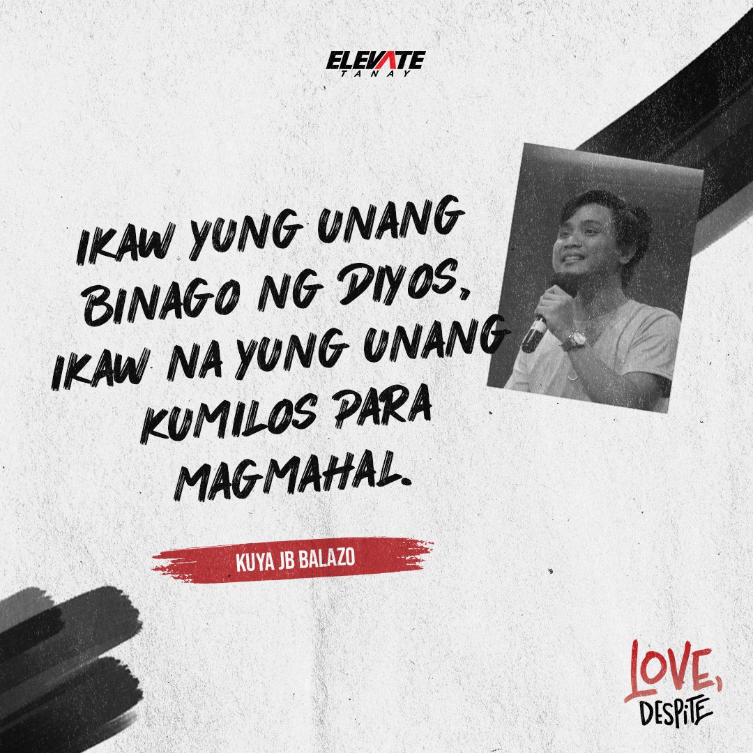 elevate_tanay's tweet photo. As someone who has experienced and had been transformed by the love of Christ, let us be the bigger person to take initiative in loving people including those who are difficult to love. ๐
#ElevateTanay
#LoveDespite https://t.co/0oEG4Gmkaq