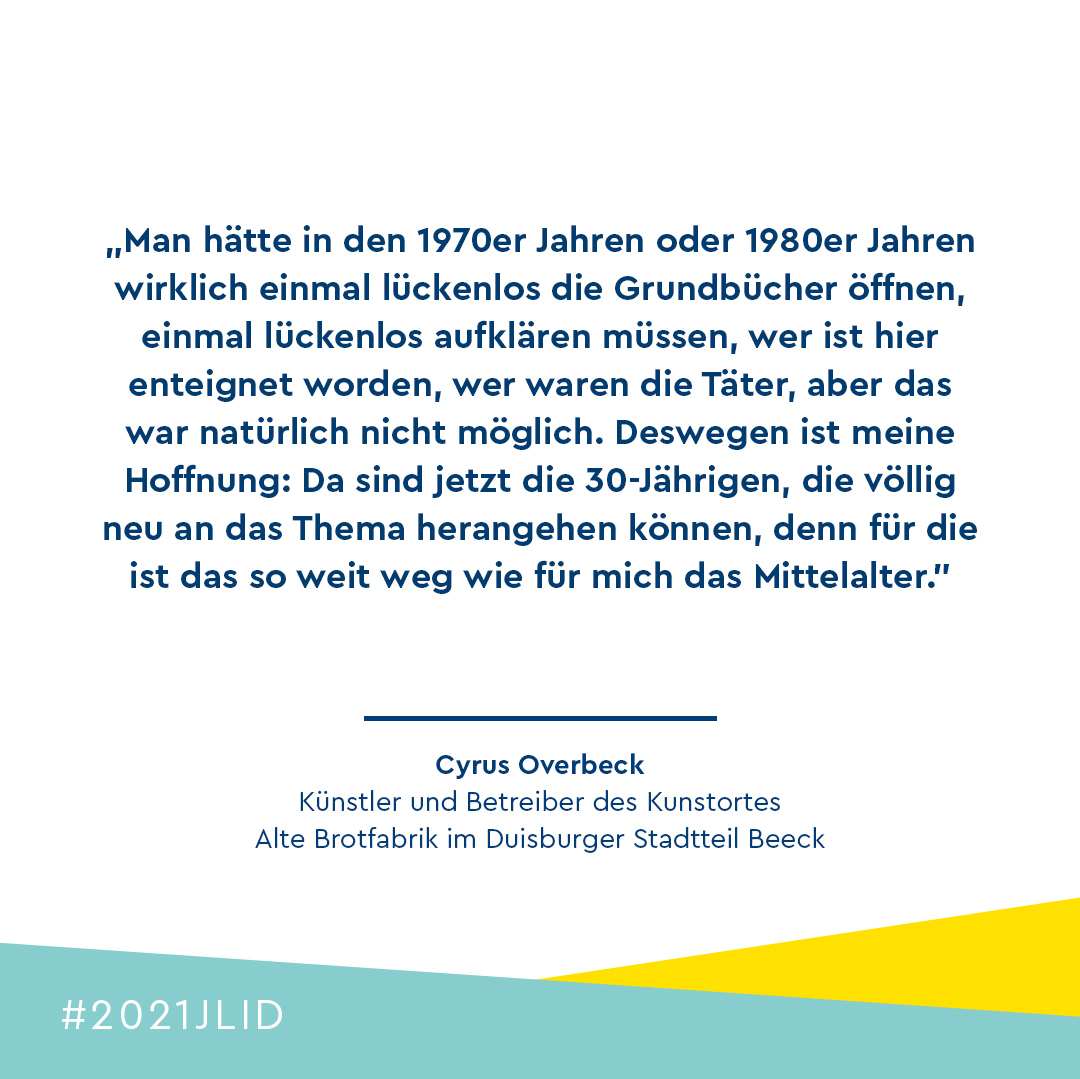 Podcast #2021JLID: Heute spricht #ShellyKupferberg mit dem Künstler Cyrus Overbeck über die Geschichte seiner deutsch-persisch-jüdischen Familie &amp; seine Arbeit im <a href="/AtelierAlteBro1/">Alte Brotfabrik Beeck</a> in Duisburg: Atelier, Ort des Miteinanders &amp; gegen das Vergessen.
<a href="/AndreiKovacs_/">Andrei Kovacs 🎗</a> <a href="/SylviaLoehrmann/">Sylvia Löhrmann</a>