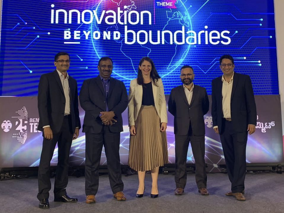 AusCGChennai's tweet photo. Australia will have an active presence at the Bengaluru Tech Summit in Nov 2022 building on our high profile participation last year (when we announced we’re opening a new CG in #Bengaluru!). Joined Minister @drashwathcn and 🇦🇺companies for the launch today #Tech4NextGen https://t.co/7AfsoWpqOJ