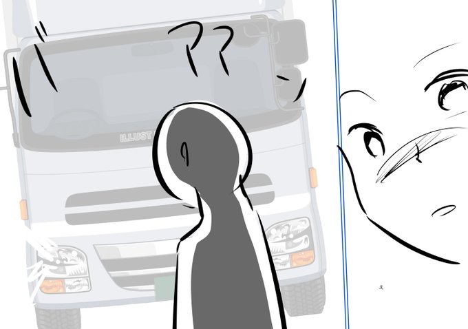 ネーム→線画→完成原稿 