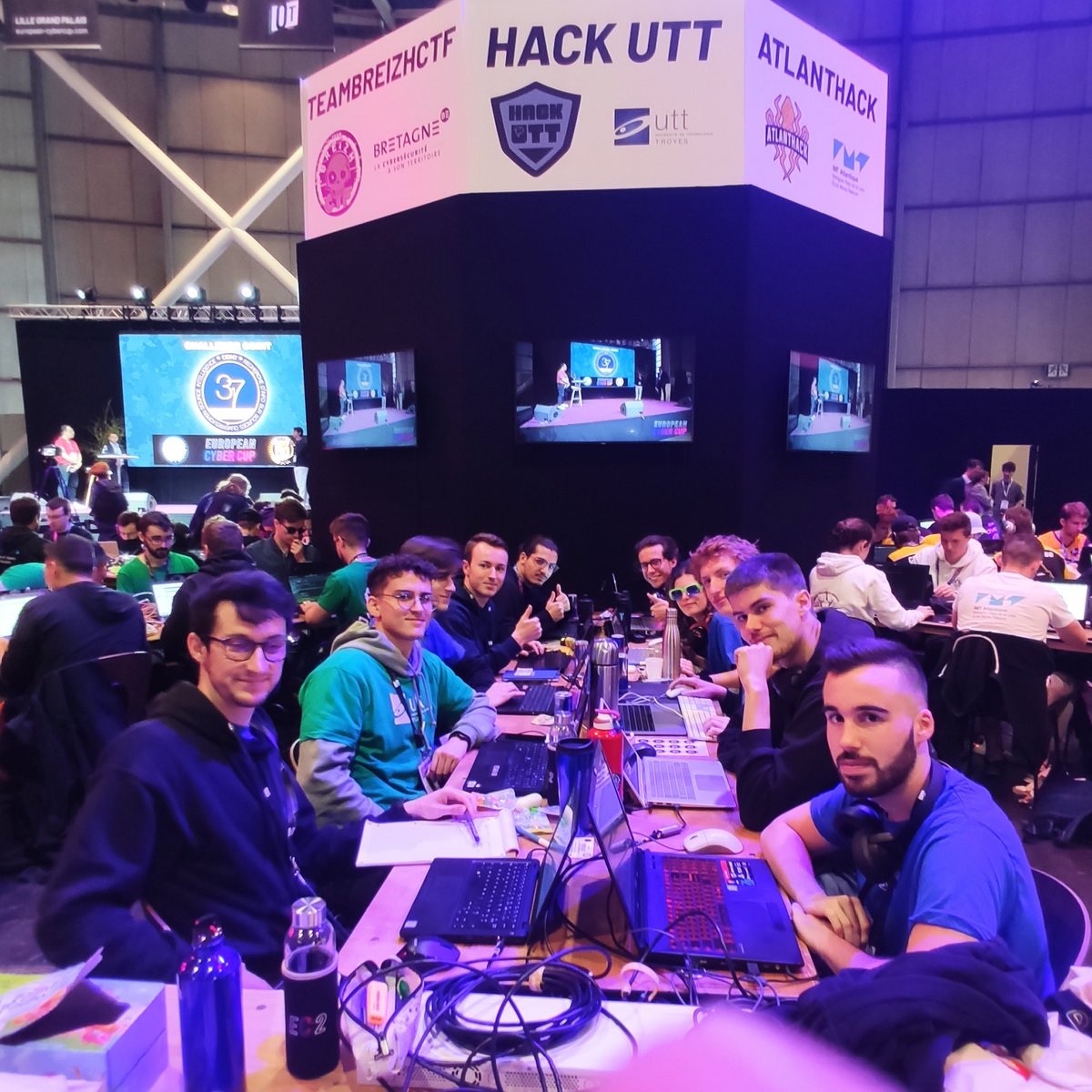 UTT à Troyes (@uttroyes) on Twitter photo Pour la 1ère année nos étudiants HackUTT - Club #cybersécurité de l'#UTT - participe à <a href="/EuCyberCup/">European Cyber Cup</a> : la compétition #eSports dédiée au #hacking éthique du #FIC2022 #GoUTT 👩💻🙌 Pour la 1ère année nos étudiants HackUTT - Club #cybersécurité de l'#UTT - participe à <a href="/EuCyberCup/">European Cyber Cup</a> : la compétition #eSports dédiée au #hacking éthique du #FIC2022 #GoUTT 👩💻🙌